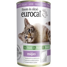 Консервы Eurocat для взрослых кошек с печенью, 415 гр. (арт. TYZ ED203)