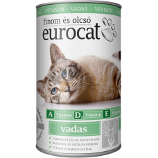 Eurocat - консервы для взрослых кошек с олениной, 415 гр. (арт. TYZ ED204)