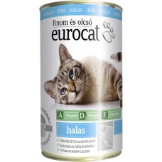 Eurocat - консервы  для взрослых кошек с рыбой, 415 гр. (арт. TYZ ED205)