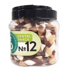 Лакомство для очистки зубов с кальцием Рецепт №12 Dental Snack 500 гр. (арт. TUZ534)