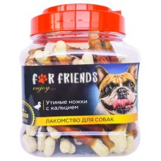 Лакомство для собак утиные ножки с кальцием For Friends, 500 гр. (арт. TUZ555)