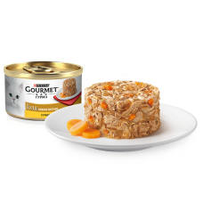 Gourmet Gold "Нежные биточки" - консервы для кошек с курицей и морковью (85 гр.)