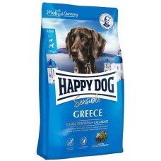 Happy Dog Sensible Greece - беззерновой гипоаллергенный корм для взрослых собак с чувствительным пищеварением, с ягненком и морепродуктами
