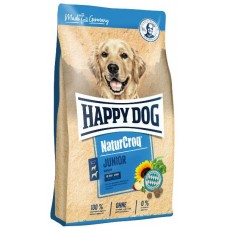 Happy Dog NaturCroq Junior - сболансированный корм для щенков средних и крупных пород c 7 до 18 месяцев, с домашней птицей