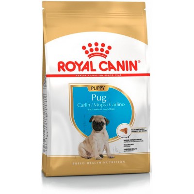 Royal Canin Pug Puppy- корм для взрослых собак породы Мопс до 10 месяцев.