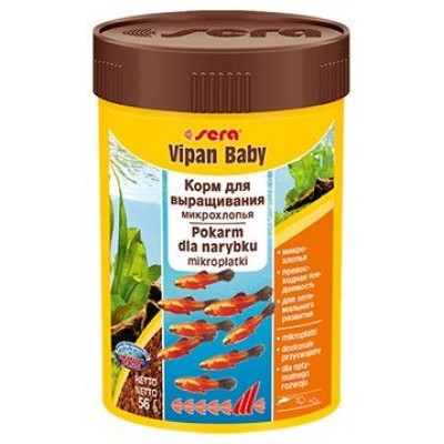 Корм гранулы для мальков всех рыб "Vipagran baby", 50 мл. (арт.TYZ 700) SERA