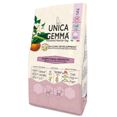 Unica Gemma Growth Puppy Maxi Salmon - сухой корм для щенков крупных пород, лосось