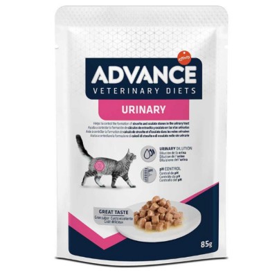 Advance Cat Diets Urinary Adult - влажный корм для взрослых кошек при МКБ, курица, 85 г (арт. 5814)