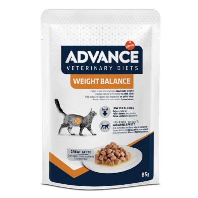 Advance Cat Diets Weight Balance Adult - влажный корм для кошек, для контроля веса, свинина, 85 г (арт. 5815)