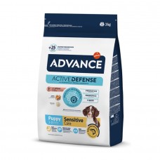 Advance Sensitive Puppy - сухой корм для щенков с чувствительным пищеварением, лосось и рис
