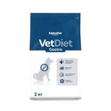 AlphaPet Vet Diet Gastro Dog - сухой корм для взрослых собак при острых расстройствах пищеварения, в реабилитационный период и при истощении