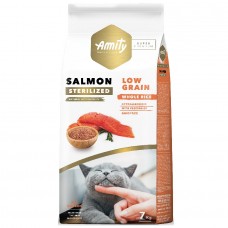 Amity Super Premium Sterilized Cat Salmon - безглютеновый корм для стерилизованных кошек, с лососем