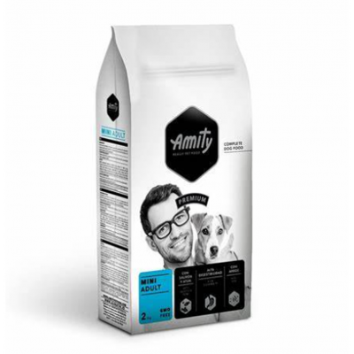 Amity Premium Adult Dog Mini Salmon & Tuna - сухой корм для взрослых собак мелких пород, лосось и тунец