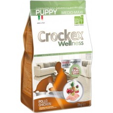 Crockex Wellness Puppy Chicken and Rice 25/15 - корм для щенков крупных и средних пород с курицей и рисом