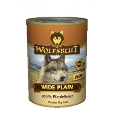 Wolfsblut Wide Plain 100% Adult - консервы для взрослых собак всех пород со 100% кониной "Широкая равнина" 395 гр.