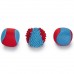 Beeztees Игрушка для собак брызгомяч красно-синий, 3шт 6,2 см. (арт. 625618)