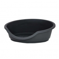 MP Bergamo Лежак для кошек пластиковый TINO 80, серый (арт. TYZ 25.52GR12)