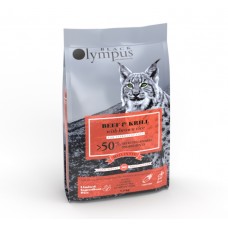 Black Olympus Cat Sterilized Beef Krill - сухой корм для стерилизованных кошек, с говядиной и крилем