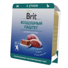 Brit Premium Cat Duck - воздушный паштет для кошек, с уткой, 100 г (арт. 5060955)