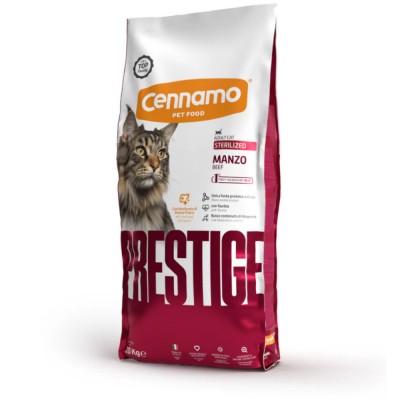 Cennamo Prestige Cat Adult Sterilized Manzo - сухой корм для стерилизованных кошек с говядиной