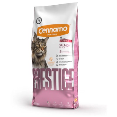 Cennamo Prestige Cat Adult Sterilized Salmon - сухой корм для стерилизованных кошек с лососем