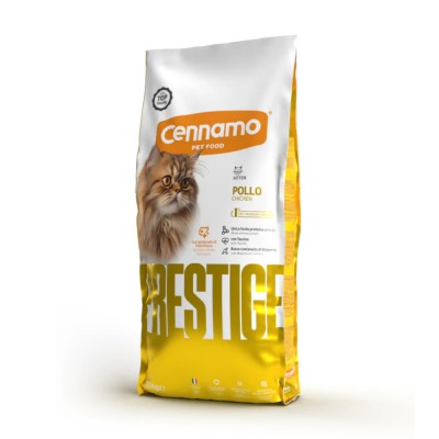 Cennamo Prestige Kitten Pollo - сухой корм для котят с курицей - сухой корм для стерилизованных кошек с лососем