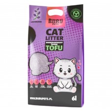 Bubu Pets Tofu Lavender  - комкующийся соевый наполнитель с ароматом лаванды