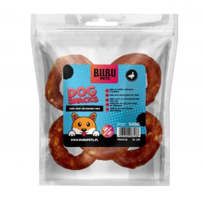 Bubu Pets Мясо утки на сыромятных кольцах, 500 г