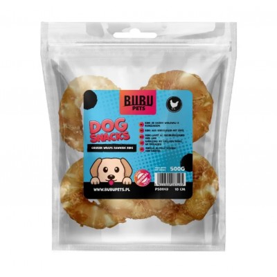 Bubu Pets Куриное мясо на сыромятных кольцах, 500 г