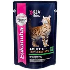 Eukanuba Cat Adult Top Condition Beef - влажный корм для взрослых кошек, с говядиной