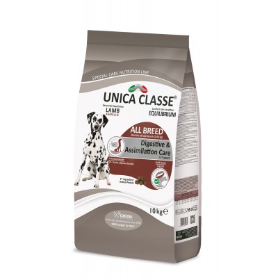 Unica Classe Adult All Breed Digestive & Assimilation Care - сухой корм для взрослых собак всех пород с чувствительным пищеварением, с ягненком