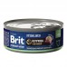 Brit Premium by Nature - консервы с мясом курицы и печенью для стерилизованных кошек, 100 г (арт. 5051281)