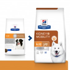 Hill's Prescription Diet k/d, Mobility Kidney, Joint Care - cухой диетический корм для собак для поддержания здоровья почек и суставов