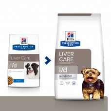 Hill's Prescription Diet l/d Liver Care - сухой диетический корм для собак при заболеваниях печени 