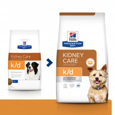 Hill's Prescription Diet k/d Kidney Care - сухой диетический корм для собак при профилактике заболеваний почек 