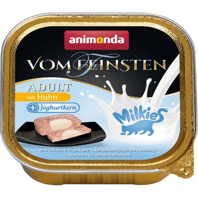 Vom Feinsten Milkies - консервы для кошек, паштет с курицей и йогуртом, 100 г. (арт. 83113)
