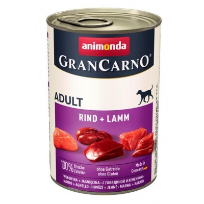 GranCarno Original Adult - консервы для собак с говядиной и ягненком (400 г, 800 г) (арт. ВЕТ82733, ВЕТ82742)