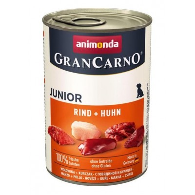 GranCarno Original Junior - консервы для щенков, говядина, курица (арт. 82729, 82769)