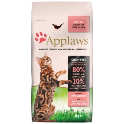 Applaws Adult Chicken & Salmon Grain Free - беззерновой корм для взрослых кошек с курицей и лососем
