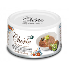 Cherie Complete&Balanced Diet Digestive Care Tuna & Kiwi - консервы для кошек, тунец с киви в соусе, 80 г