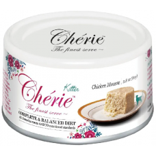 Cherie Kitten Complete&Balanced Diet - беззерновые консервы для котят, мусс с курицей, 80 г