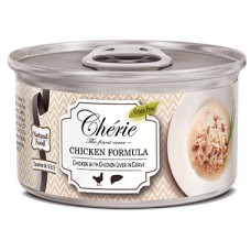 Cherie Chicken Formula Shredded Chicken & Liver in Gravy - куриное филе с печенью в соусе для кошек, 80 г