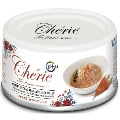 Cherie Complete&Balanced Diet Urinary Care Tuna & Carrot - консервы для кошек, тунец с морковью в соусе, 80 г