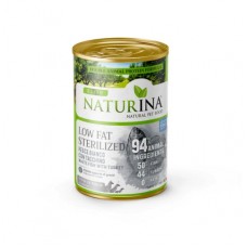 Naturina Elite Low Fat Double White Fish & Turkey - беззерновой двухпротеиновый влажный корм для собак, белая рыба и индейка 400 г.