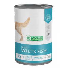 Nature's Protection Sensitive Digestion White Fish - влажный корм для взрослых собак с чувствительным пищеварением, с белой рыбой