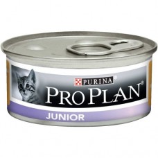 Pro Plan Junior - полнорационные консервы для котят, мусс с курицей (85 г)