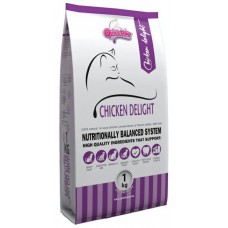 Quick-Paw Premium Cat Chicken Delight - сухой корм для привередливых кошек, с курицей