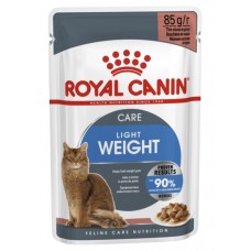 Royal Canin Light Weight Care - кусочки в соусе для контроля веса для взрослых кошек (85 гр.)
