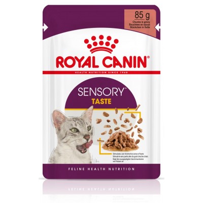 Royal Canin Sensory Taste Gravy - влажный корм для кошек старше 1 года, кусочки в соусе (85 гр.)