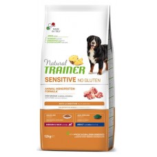 Trainer Natural Sensitive No Gluten Medium&Maxi Adult Pork - сухой корм для собак средних и крупных пород (свинина)